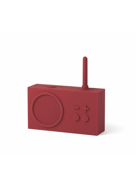 Lexon - Lexon Tykho 3 Radyo ve Bluetooth Hoparlör Koyu Kırmızı - Hoparlör