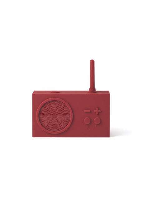 Lexon - Lexon Tykho 3 Radyo ve Bluetooth Hoparlör Koyu Kırmızı - Hoparlör