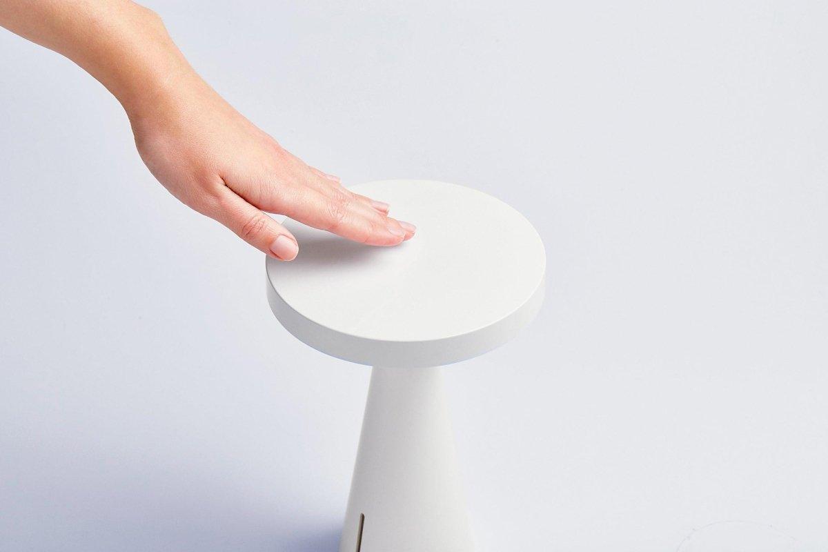 Lexon Mano Sensörlü Aydınlatmalı Dezenfektan Dispanseri - Beyaz