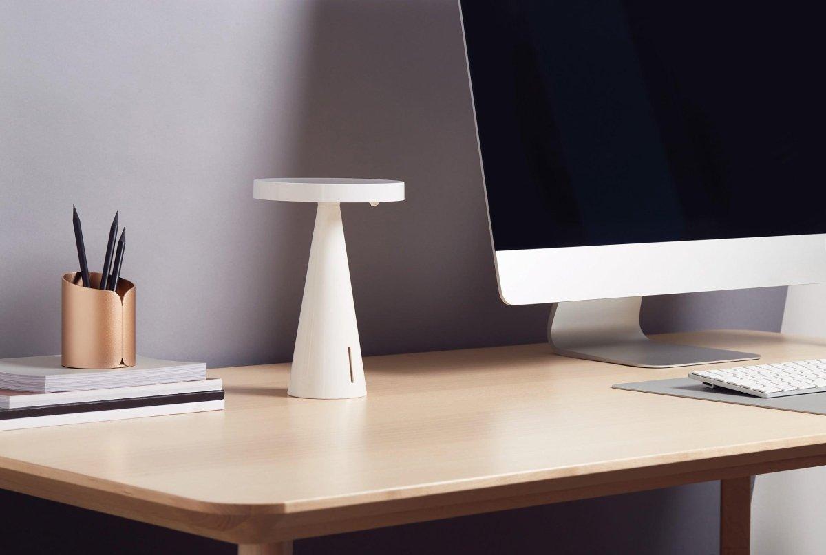 Lexon Mano Sensörlü Aydınlatmalı Dezenfektan Dispanseri - Beyaz