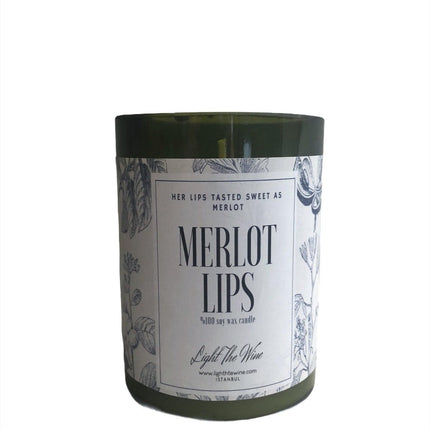 Light The Wine - Merlot Lips Mum - Mum