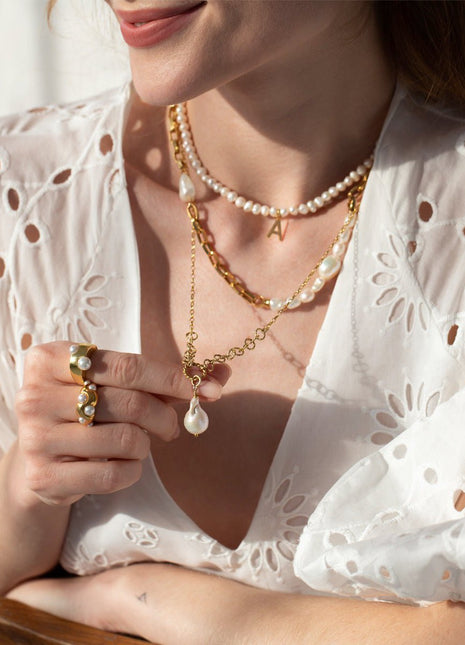 Linya Jewellery - Nila İnci Yüzük - Yüzük