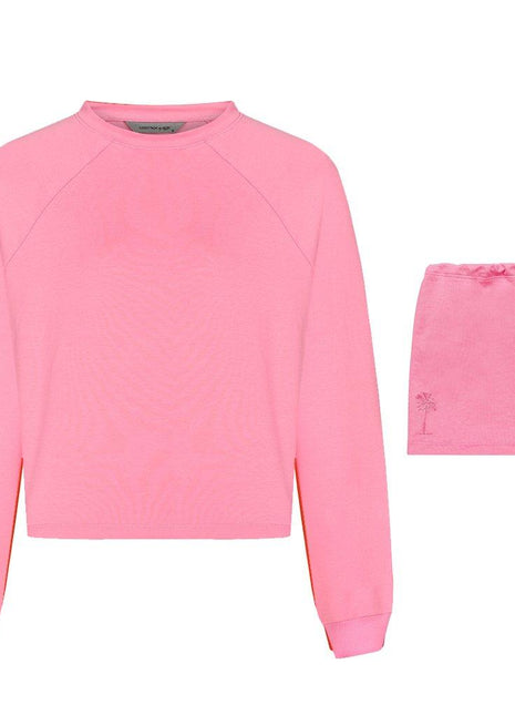 Lucky Palm by MD - Pink Santa Monica Kadın Sweatshirt - Sweatshirt
