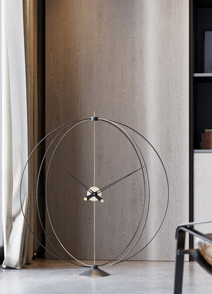 M Clocks - Atom 90 cm Dekoratif Masa Saati - Masa Saati