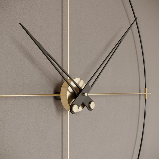 M Clocks - Eternal 90 cm Gold Duvar Saati - Duvar Saati