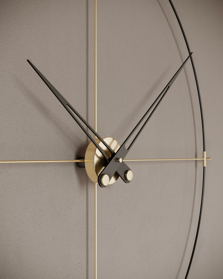 M Clocks - Eternal 90 cm Gold Duvar Saati - Duvar Saati