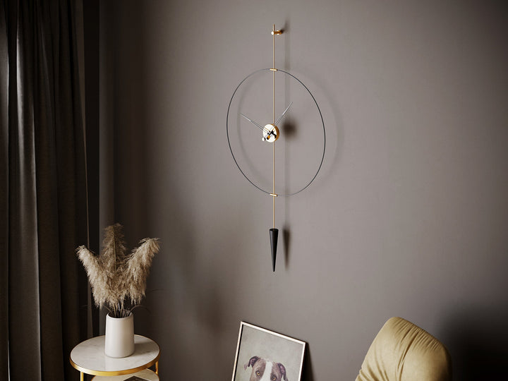 M Clocks - Pendulum Plus 60 cm Duvar Saati - Duvar Saati