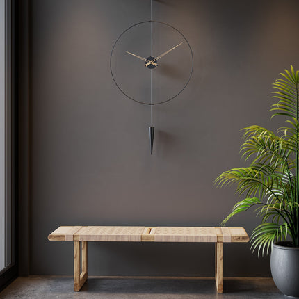 M Clocks - Pendulum Plus 60 cm Duvar Saati - Duvar Saati