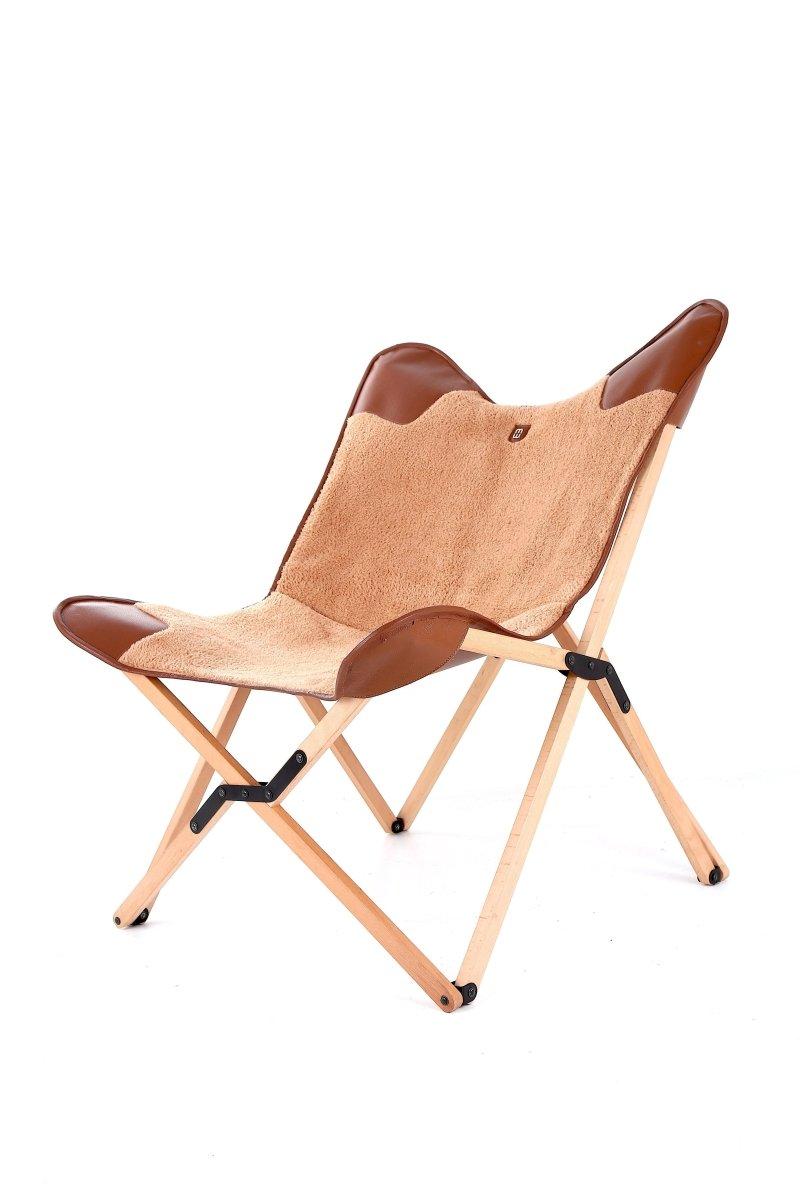 Caramel Tedy Tripolina Katlanır Sandalye