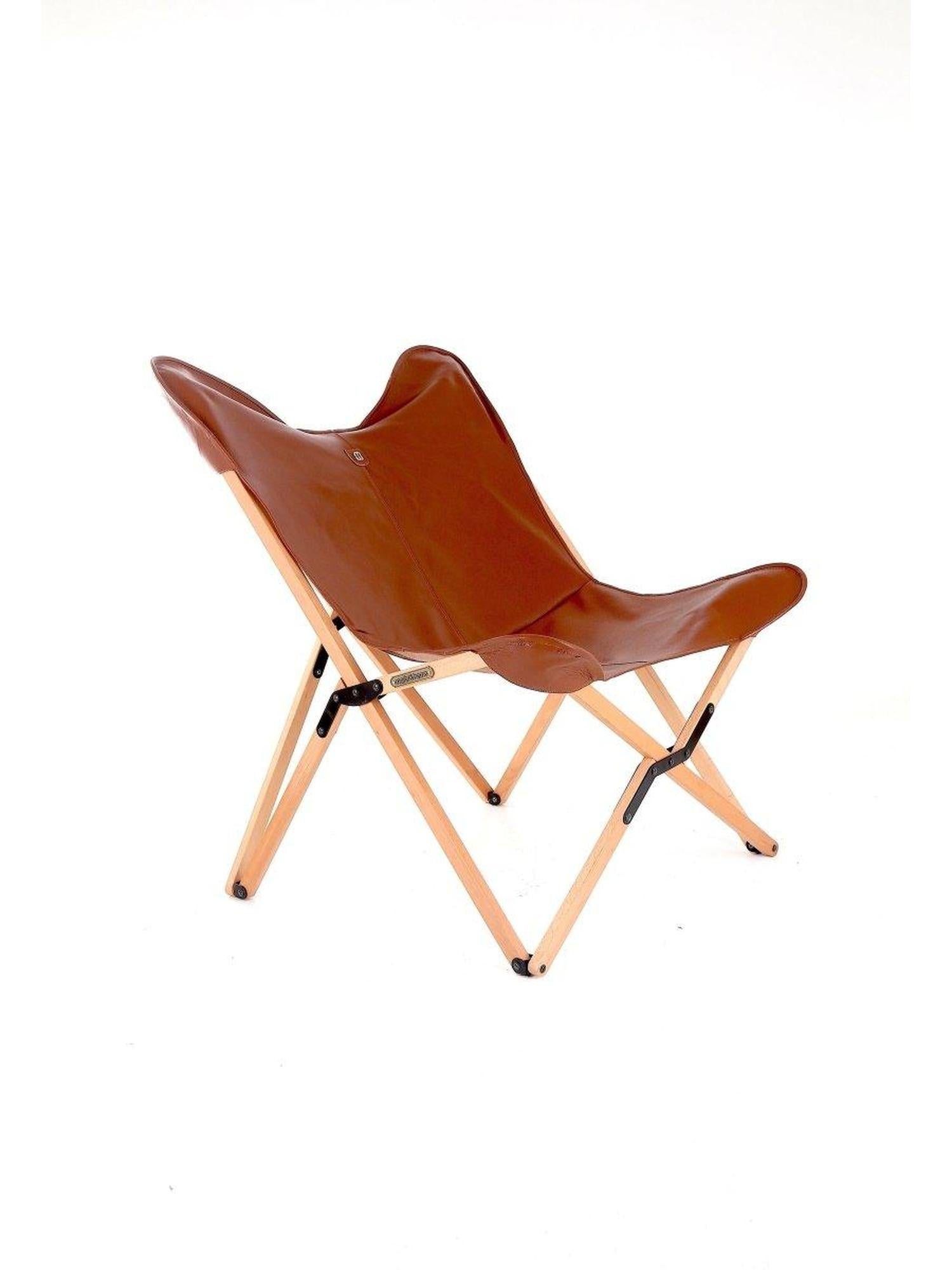 Tan Colour Tripolina Katlanır Sandalye