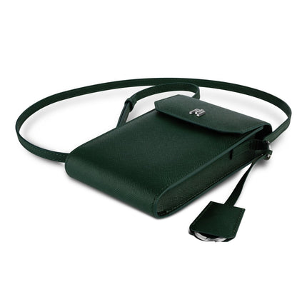 May Atelier - Çapraz Askılı Telefon Çantası - Yeşil - Telefon Çantası