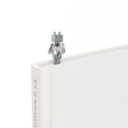 Metalmorphose - Robot Kitap Ayracı Gümüş - Kitap Ayracı