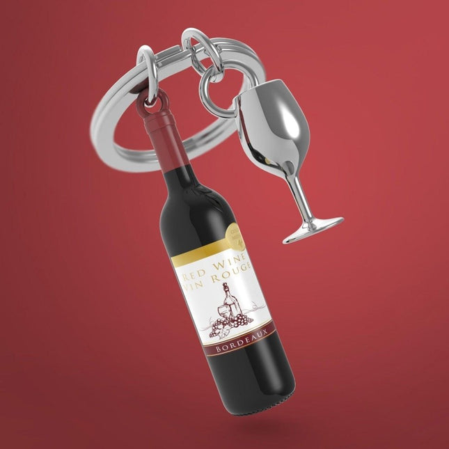 Metalmorphose - Şarap & Kadeh Anahtarlık - Anahtarlık