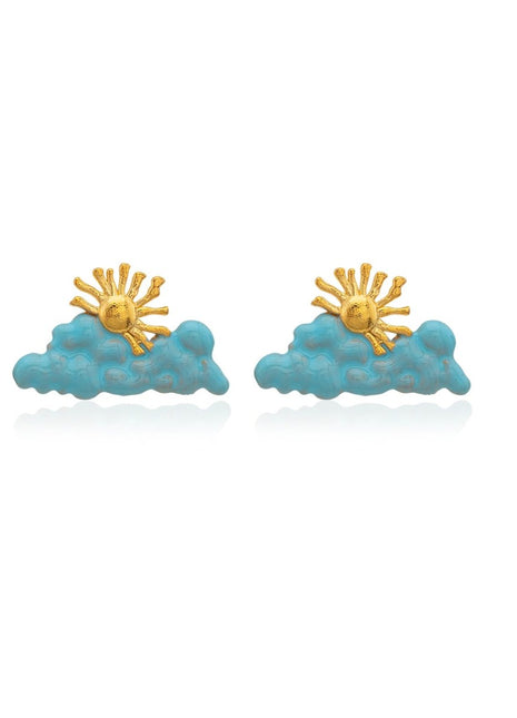 Milou Jewelry - Bulut & Güneş Küpe - Küpe