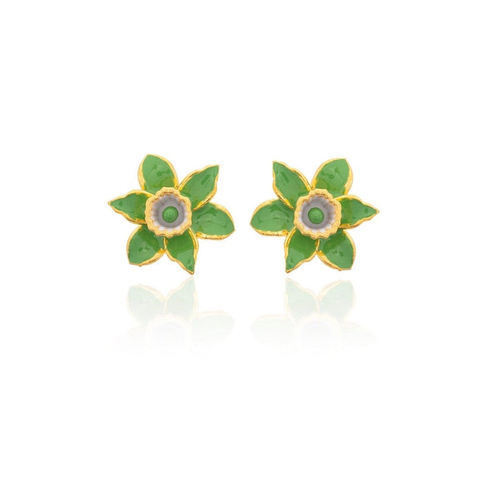 Milou Jewelry - DAFFODIL ÇİÇEK KÜPE - Küpe