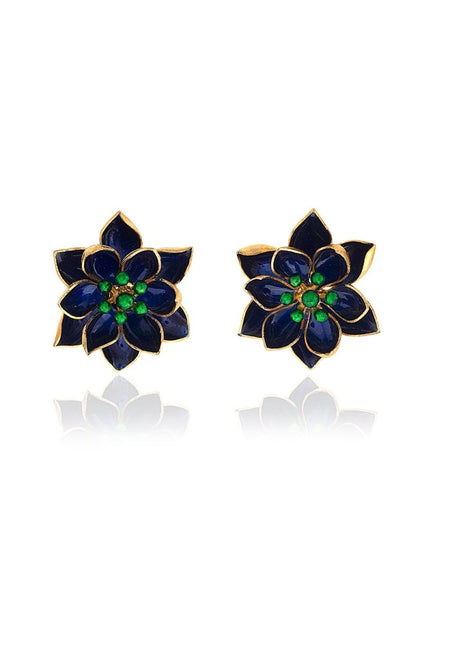 Milou Jewelry - Lotus Çiçek Küpe - Küpe