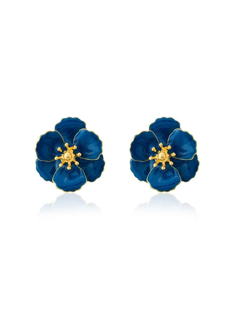 Milou Jewelry - ORTA ÇİÇEK KÜPE - Küpe