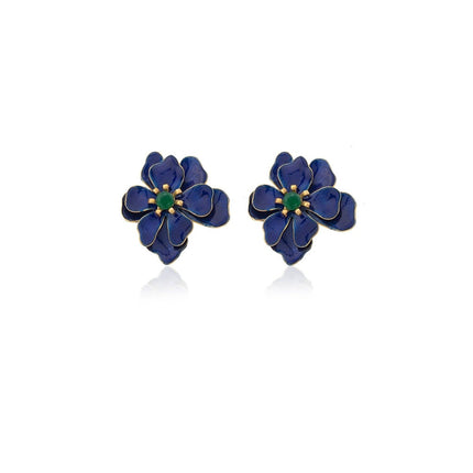 Milou Jewelry - Violetta Çiçek Küpe - Küpe