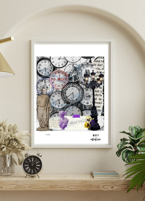 Muff Atelier - Time Art Print Baskı - Tablo
