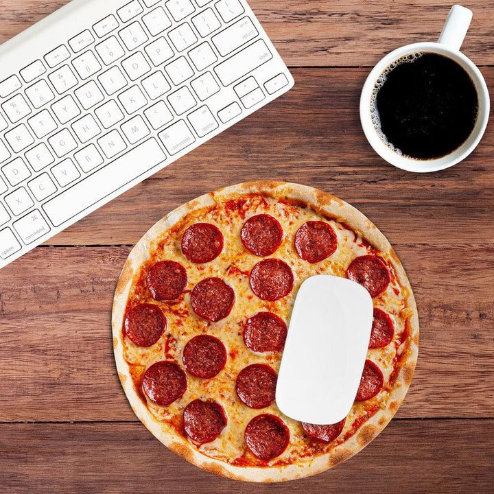 Mustard - Mustard Pizza Mouse Pad - Mousepad