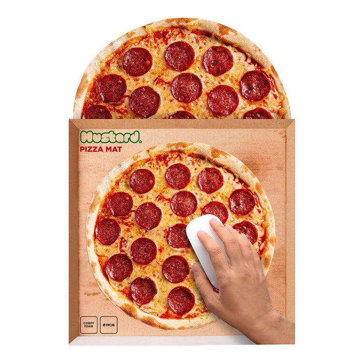 Mustard - Mustard Pizza Mouse Pad - Mousepad