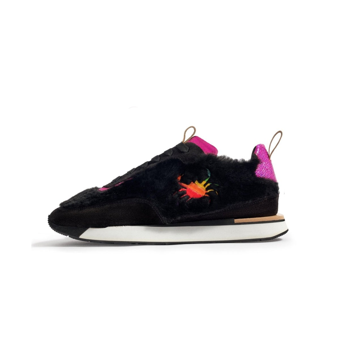 Myyaz - Insula Furry Sneaker - Fuchsia - Sneaker