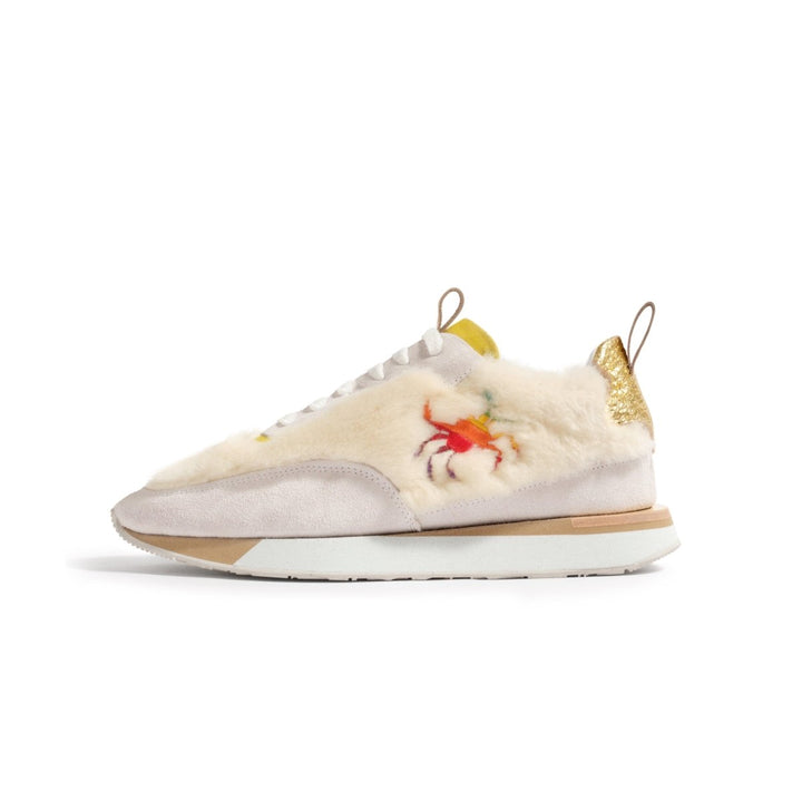 Myyaz - Insula Furry Sneaker-Lemon - Sneaker