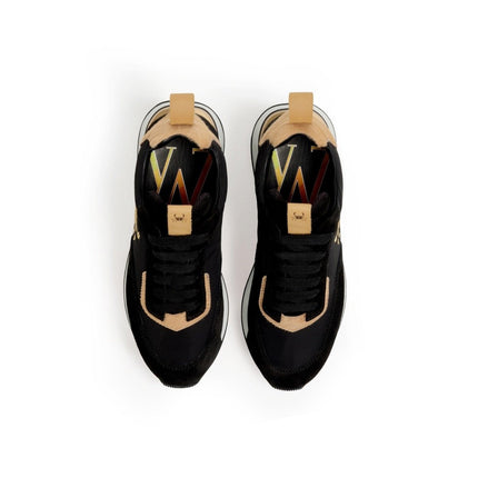 Myyaz - İnsula Siyah & Altın Sneaker - Sneaker