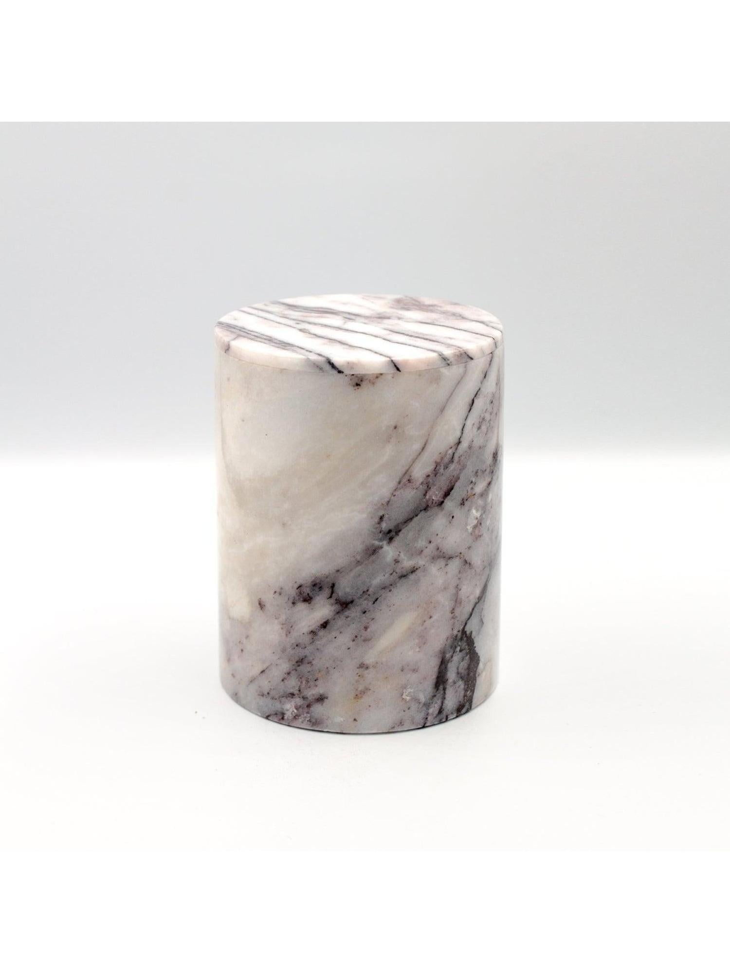 No: 7 Lilac Natural Mermer Mum