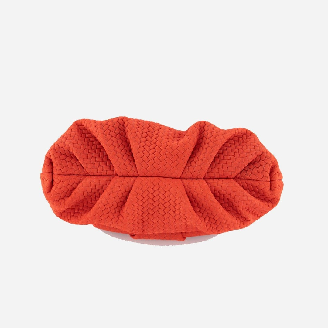 Otrera - Braided Leda Red Clutch - Clutch