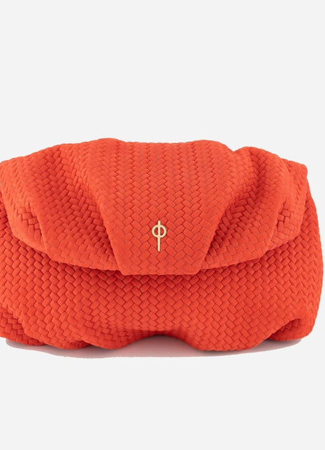 Otrera - Braided Leda Red Clutch - Clutch