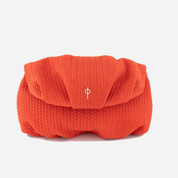 Otrera - Braided Leda Red Clutch - Clutch