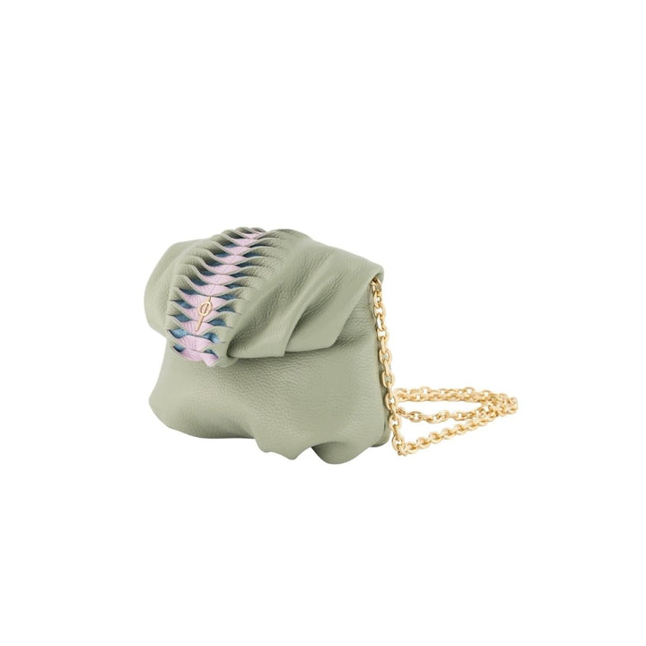 Otrera - Pastel Mini Leda Omuz Çantası & Clutch - Clutch