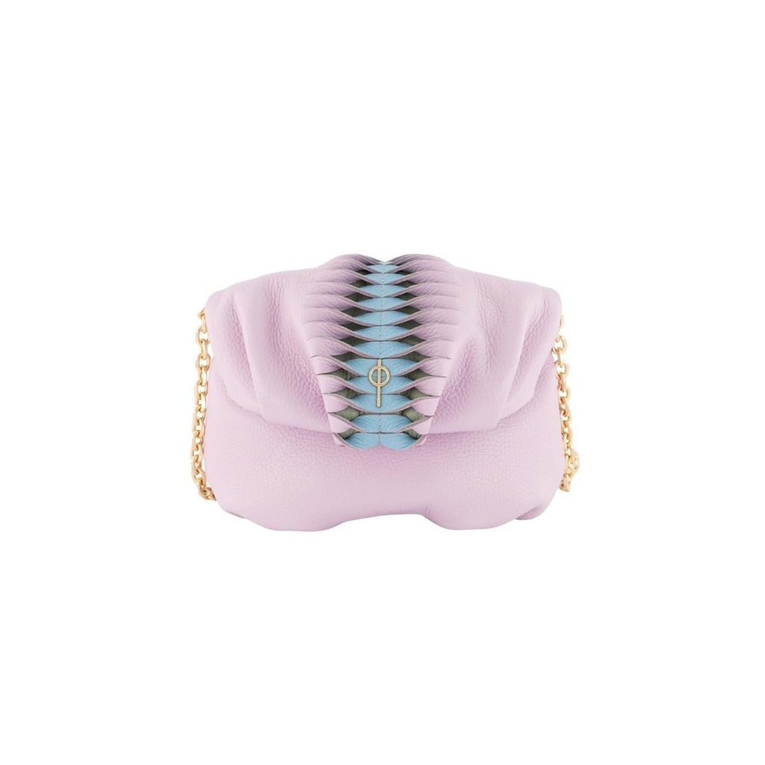 Otrera - Pastel Mini Leda Omuz Çantası & Clutch - Clutch