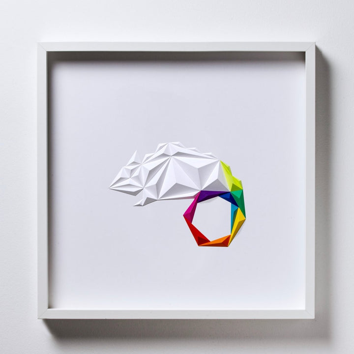 Chamelon - White / Multicolor Tablo