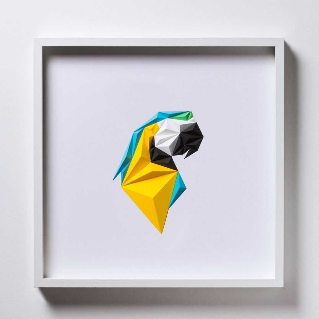 Macaw Portrait Tablo