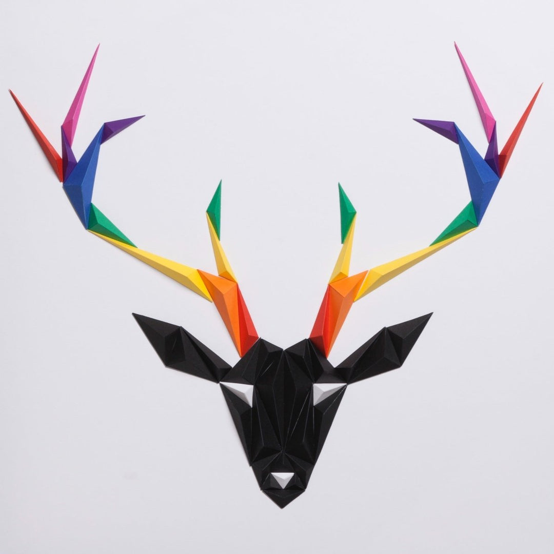 paperpan - Raınbow Deer Tablo - Tablo