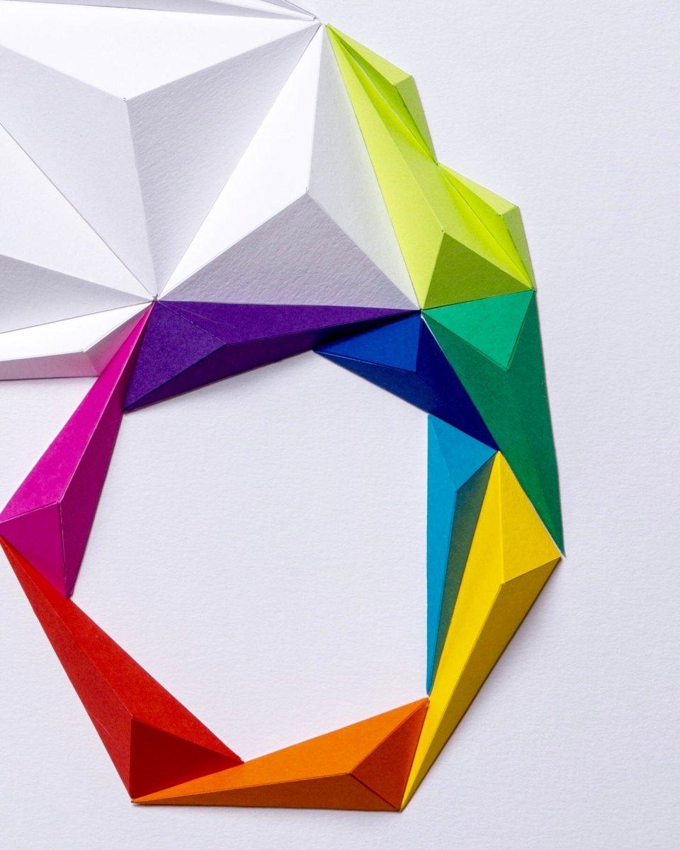 Chamelon - White / Multicolor Tablo