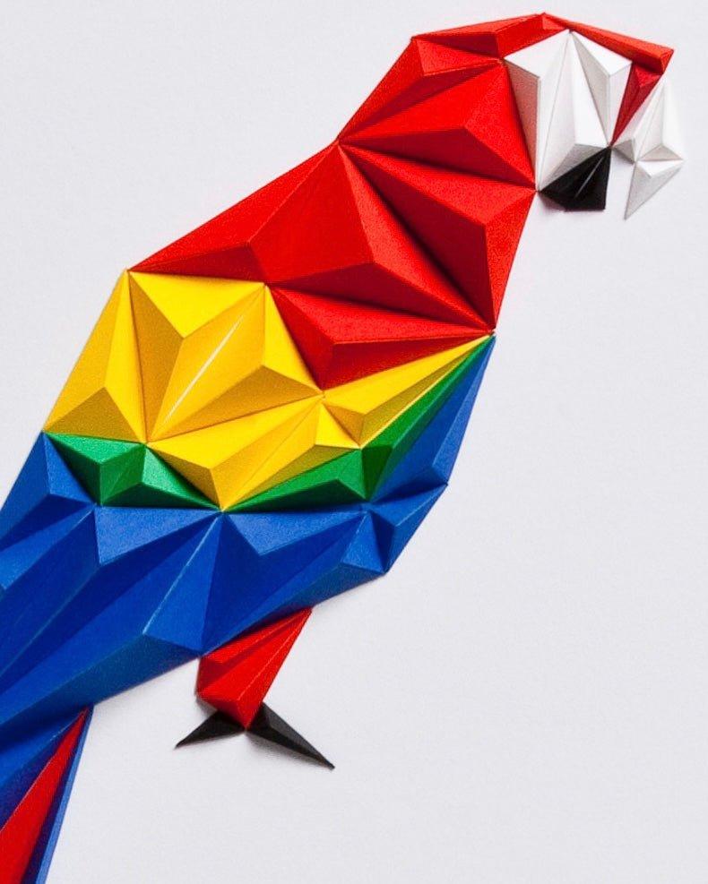 Scarlet Macaw Tablo