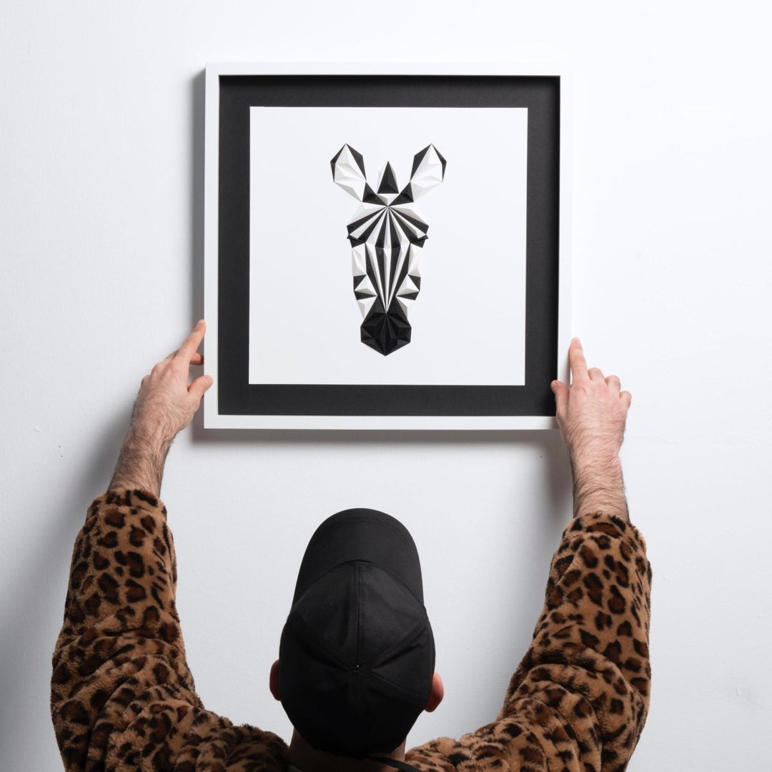 Zebra Portraıt Tablo