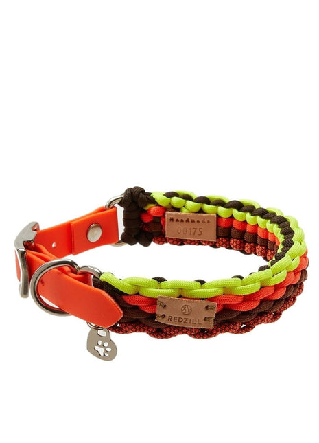 Redzill - Neon Fire Paracord Köpek Boyun Tasması - Tasma