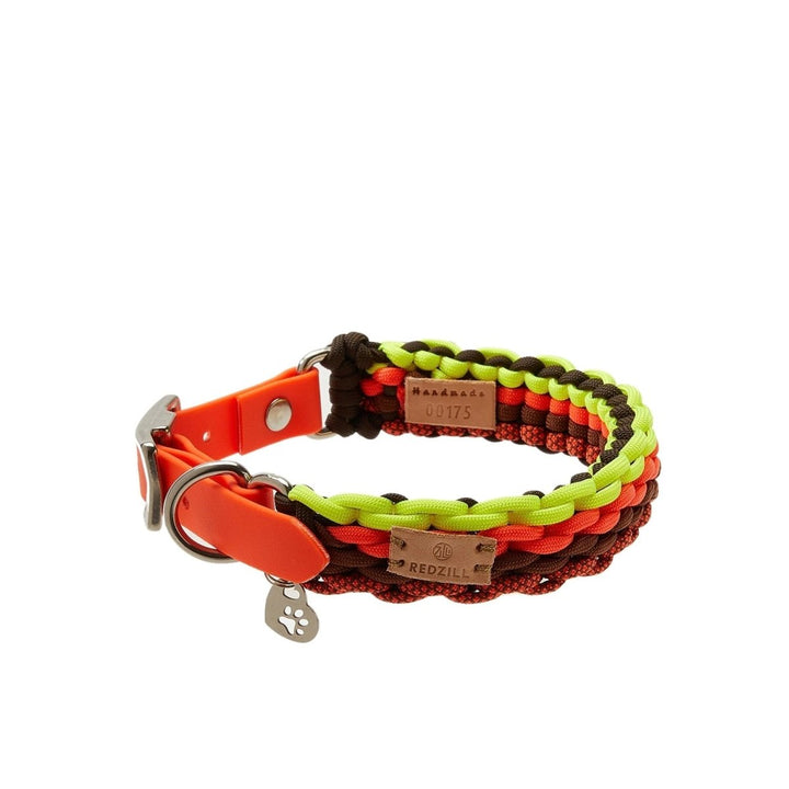 Neon Fire Paracord Köpek Boyun Tasması