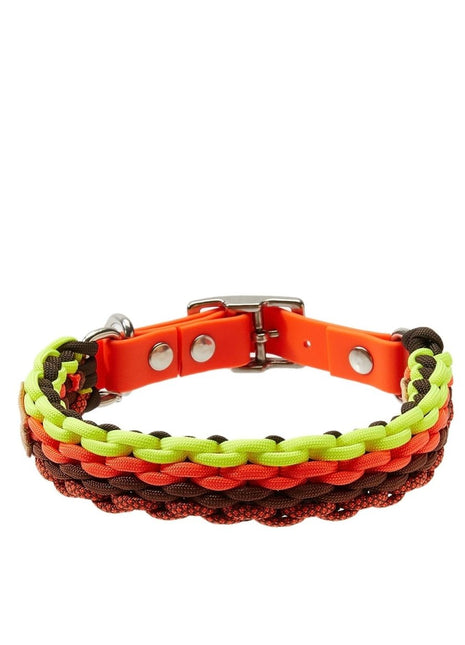 Redzill - Neon Fire Paracord Köpek Boyun Tasması - Tasma