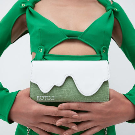 Rotco Vegan Leather - Earthling Yeşil Telefon Çantası - Telefon Çantası