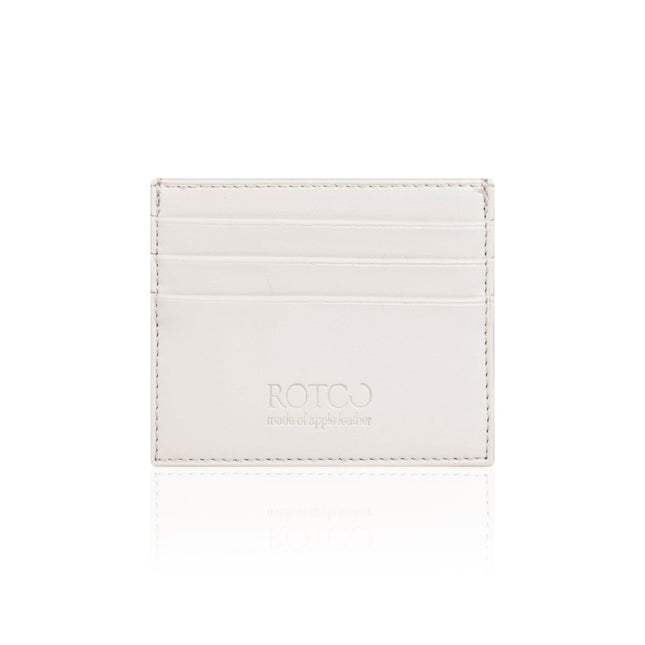 Rotco Vegan Leather - Fildişi Kartlık-Elma Derisi - Cüzdan & Kartlık