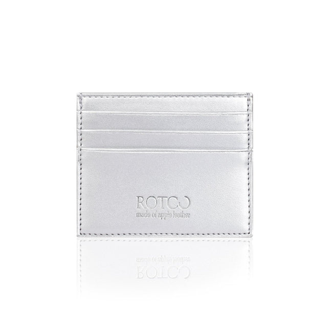 Rotco Vegan Leather - Gümüş Kartlık-Elma Derisi - Cüzdan & Kartlık