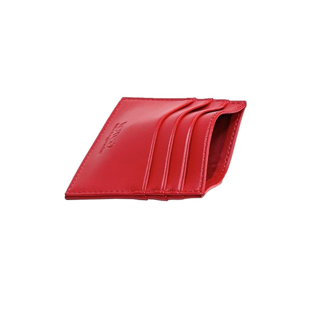 Rotco Vegan Leather - Kırmızı Kartlık-Elma Derisi - Cüzdan & Kartlık