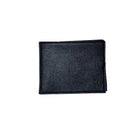 Rotco Vegan Leather - Siyah Dalgalı Cüzdan-Elma Derisi - Cüzdan & Kartlık