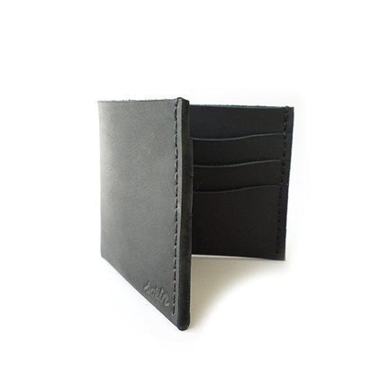 Sakin Leather - Siyah Bi-fold Cüzdan - Cüzdan & Kartlık