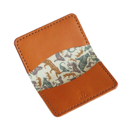 Sakin Leather - Vegetal Deri Astarlı Kartlık - Cüzdan & Kartlık